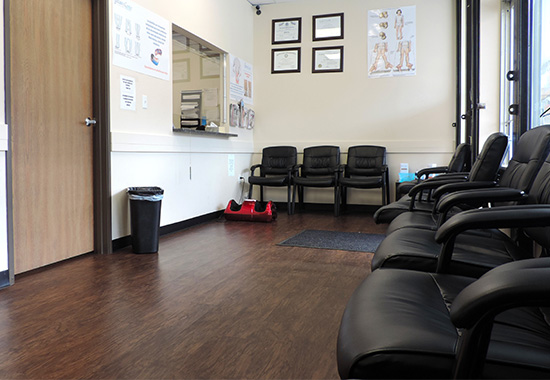 Sala de espera Podiatry Center NJ